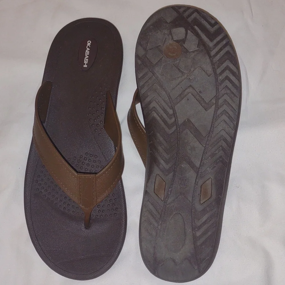 Men's Okabashi Mariner Flip Flops Size 12/13